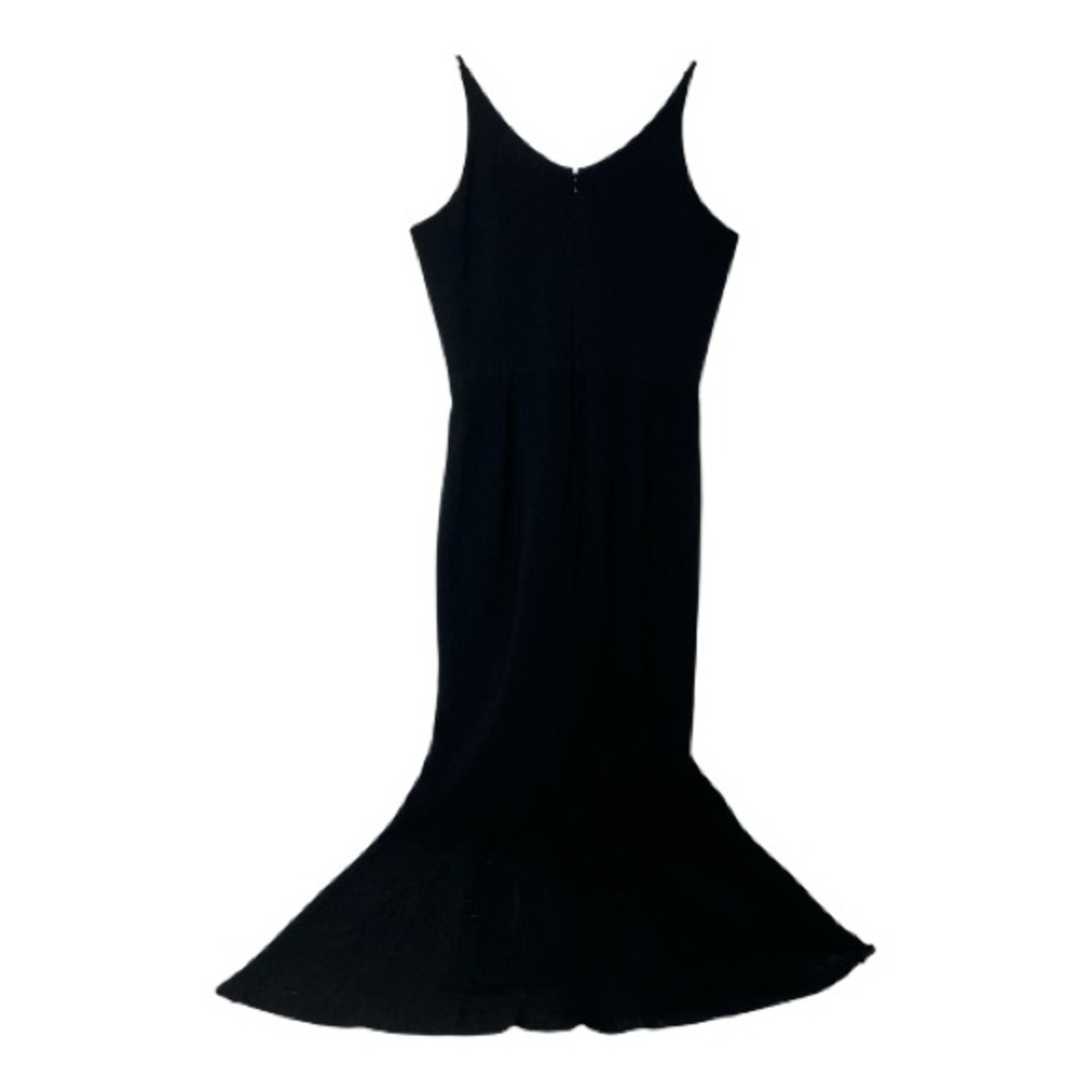 Dress the Population Black Maxi Dress with Flared Hem